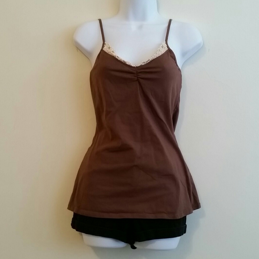 Brown cami